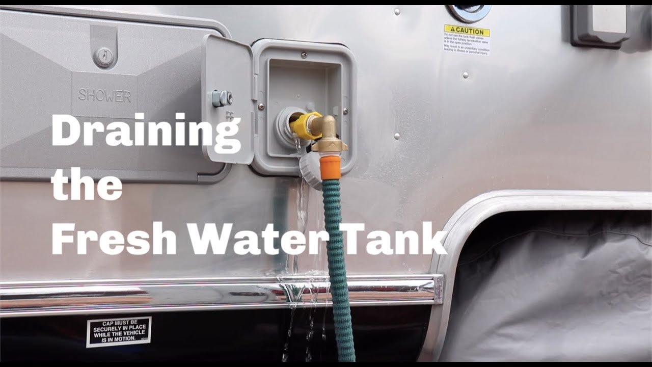 How to Drain the Fresh Water Tank on an Rv