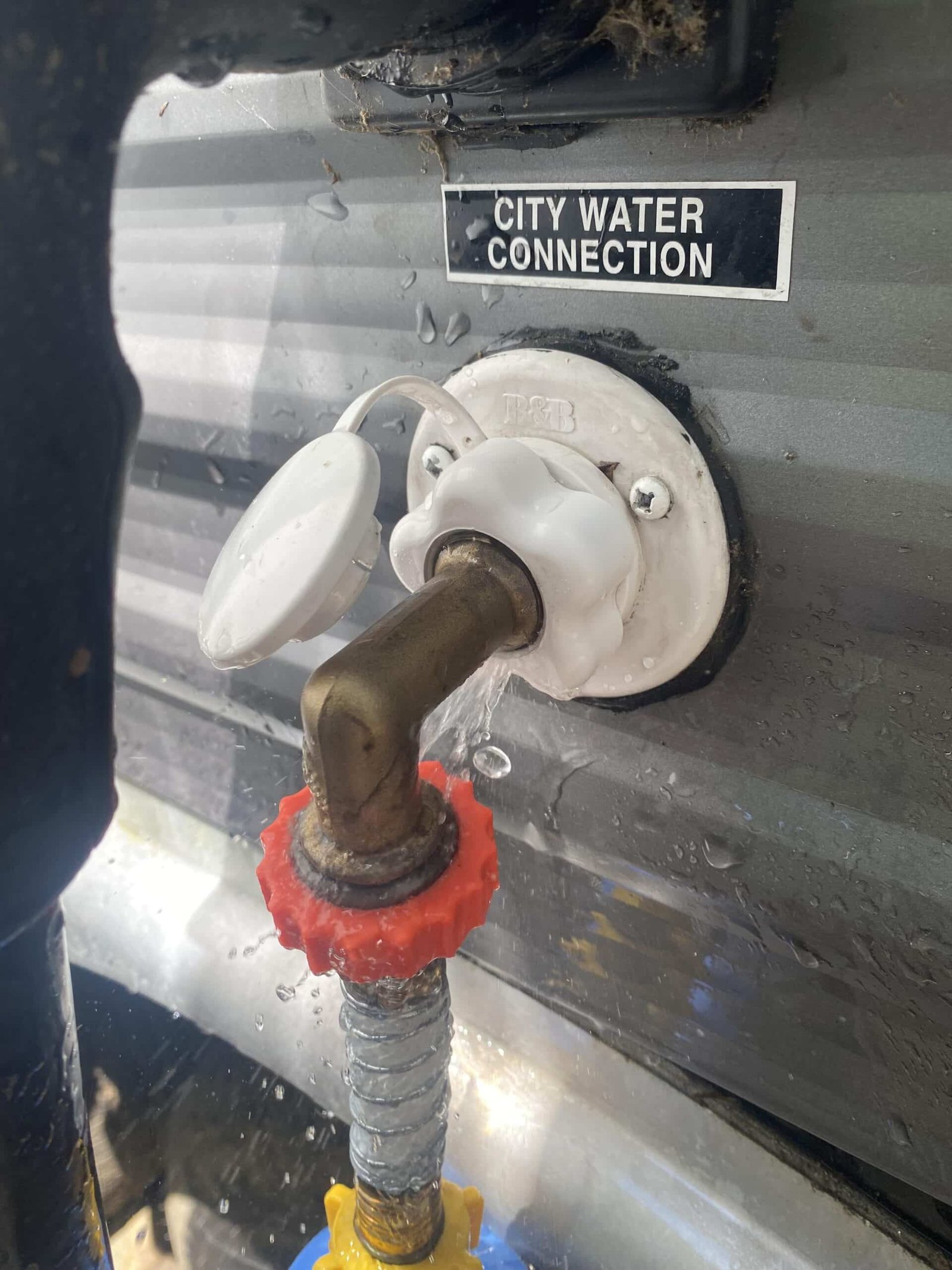 Rv City Water Connection Leaking